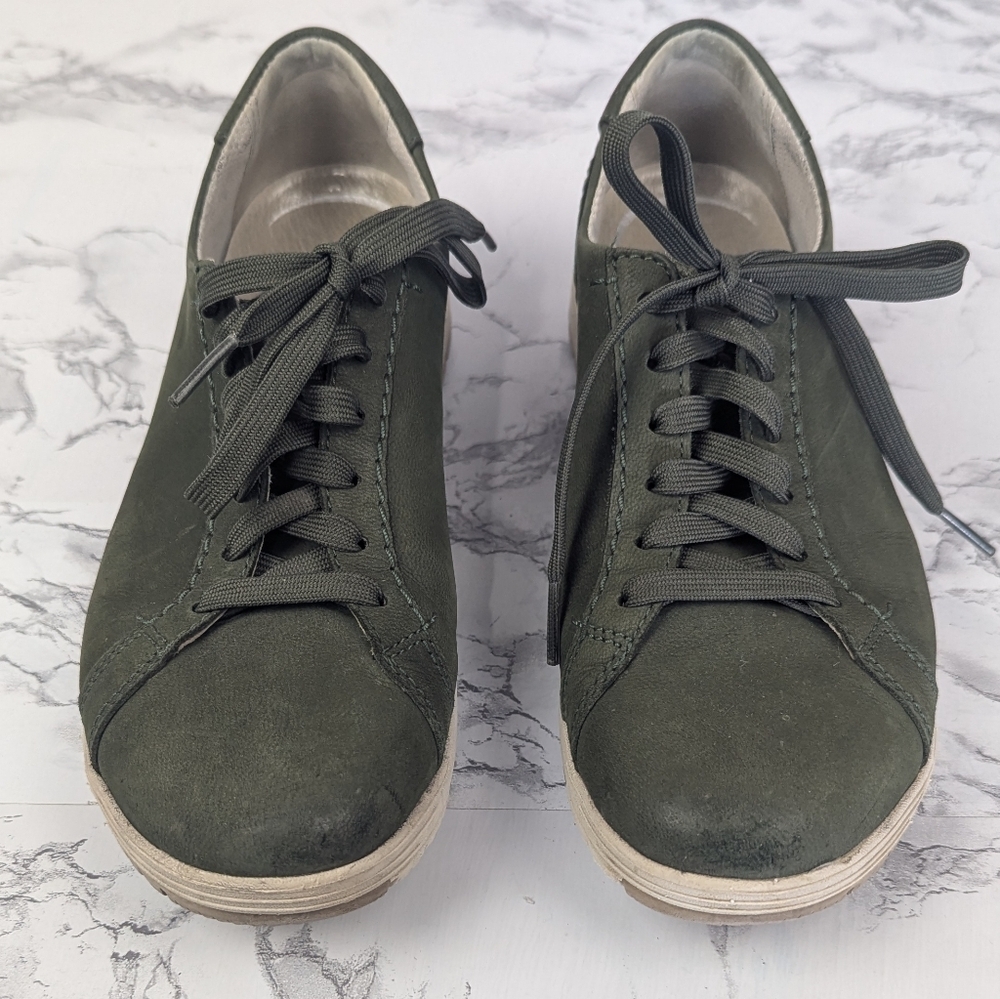 Dansko Size UK 37/US 6.5 Leather Upper/Lining Olive Green